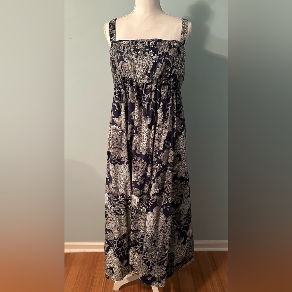 J. Crew Navy/White Ratti Seashell print 14 EUC - Picture 4 of 13